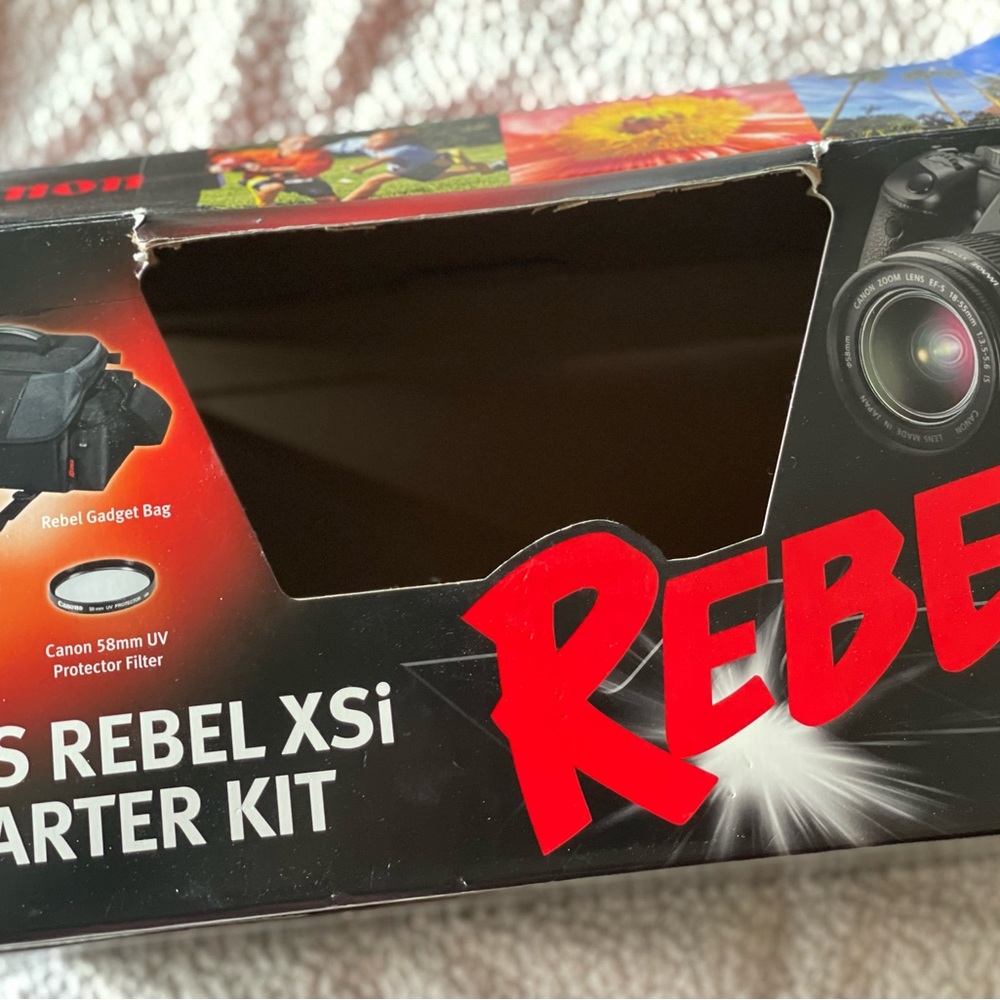 Canon EOS Rebel 2000/EOS 300 Camera barely used with a New Rebel XSi Starter Kit